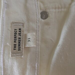 Madewell Tile White Jeans 31